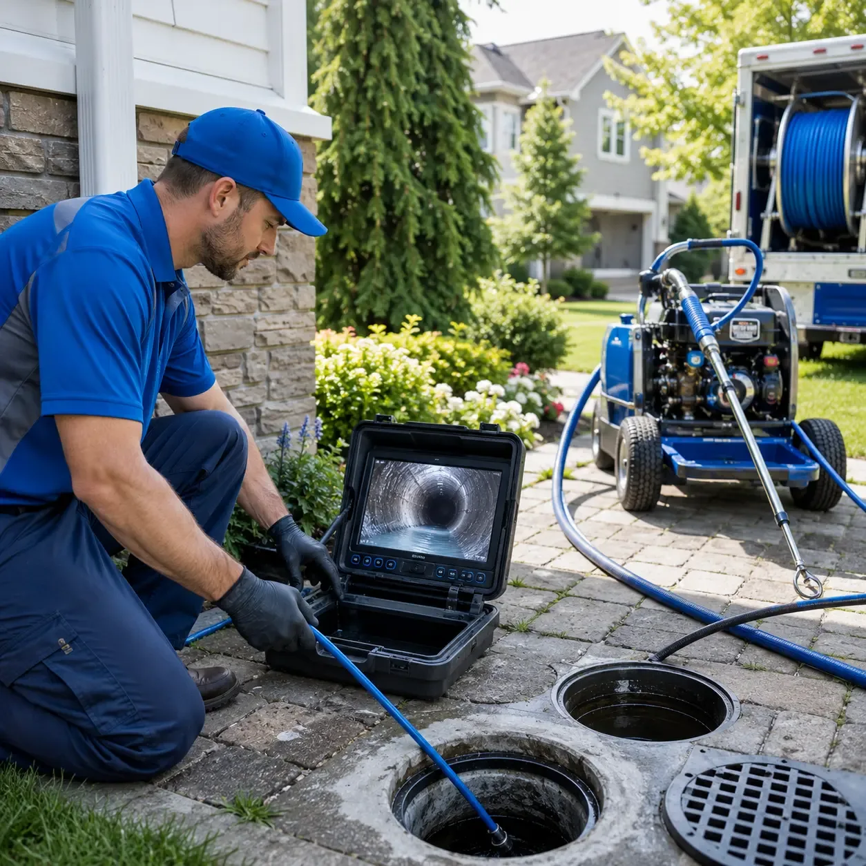 Outdoor drain cleaning professionals serving Drummonds, TN