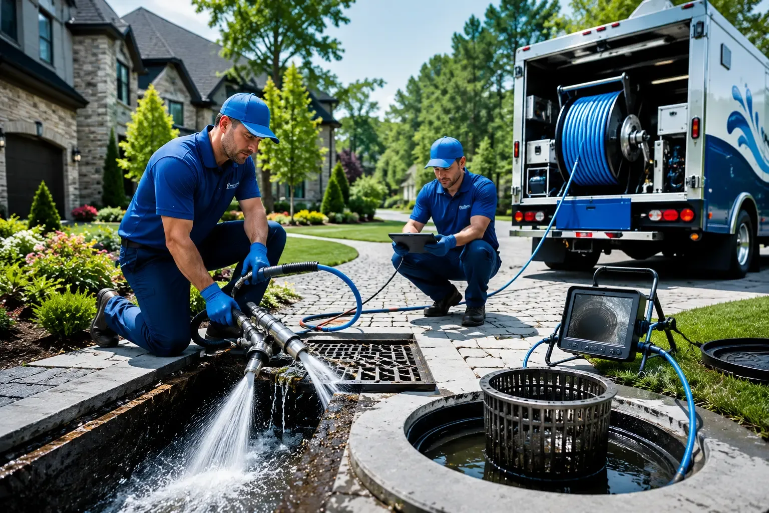 Local outdoor drain cleaning professionals in Drummonds, TN